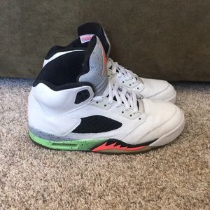 Air Jordan 5 Poison Green Size 9 - Worn